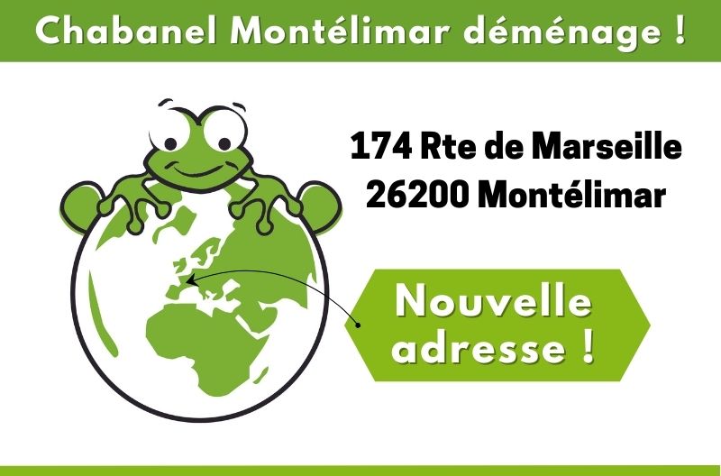 Nouvelle adresse - home générale - Chabanel Montélimar